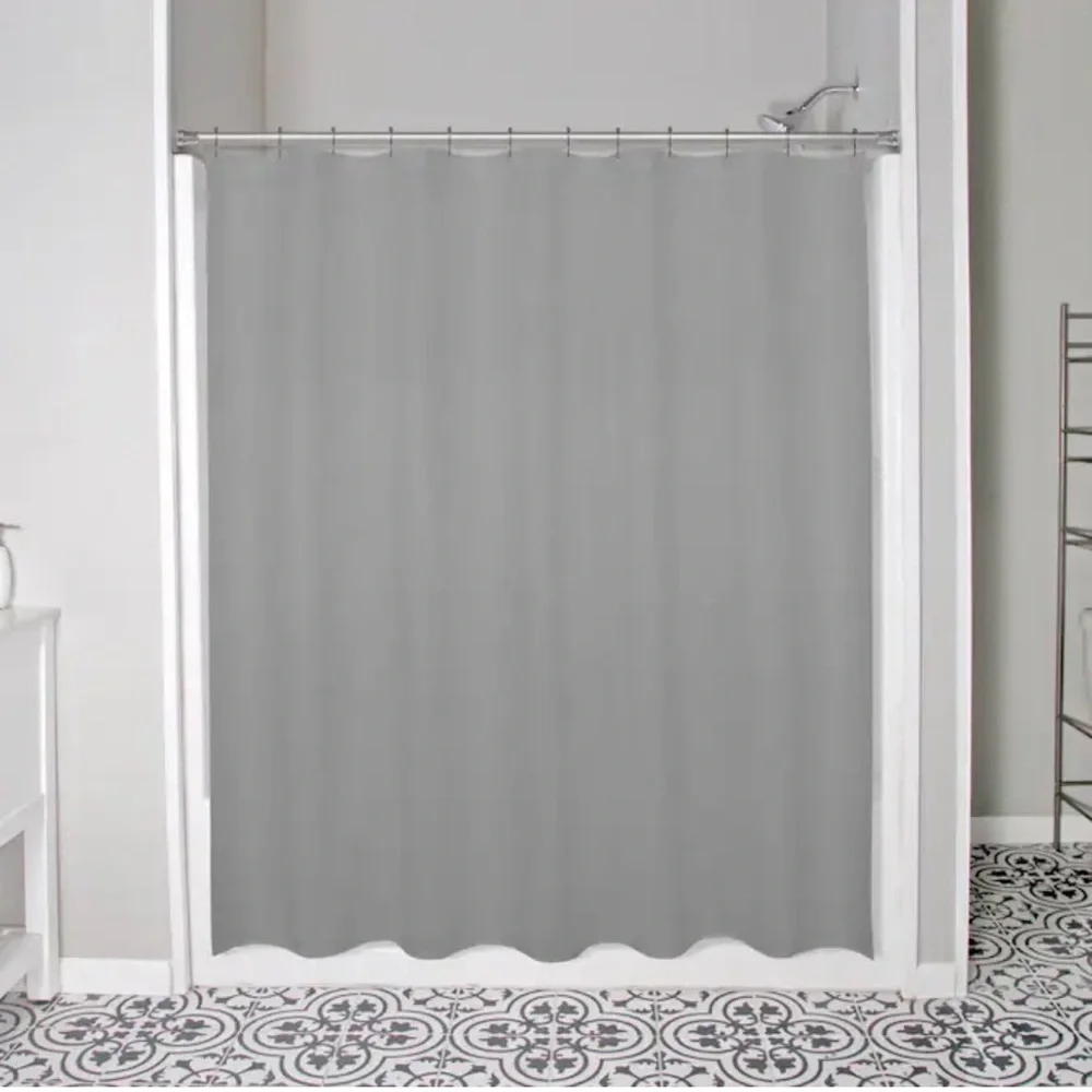Modern Gray Shower Curtain